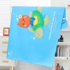 Double-sided fleece quick-drying towels, bath towels, beach towels, microfiber printed towels Item Picture